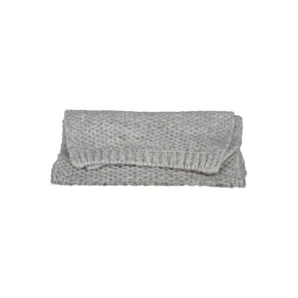 Gray Alpaca Wool Scarf