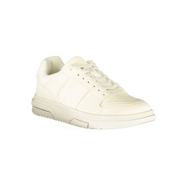 7683810.jpeg White Polyester Sneaker
