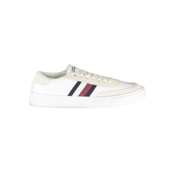 7683819.jpeg White Polyester Sneaker