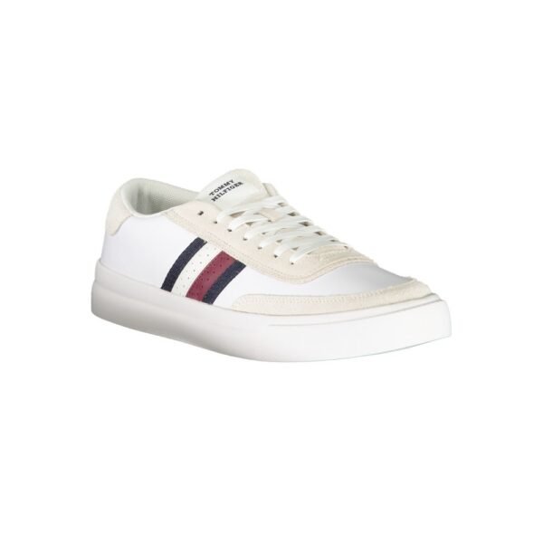 7683820.jpeg White Polyester Sneaker