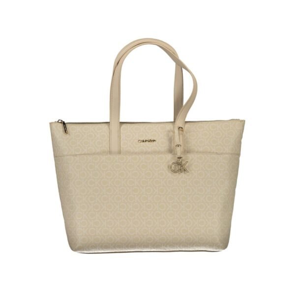 7805332.jpeg Beige Polyethylene Handbag