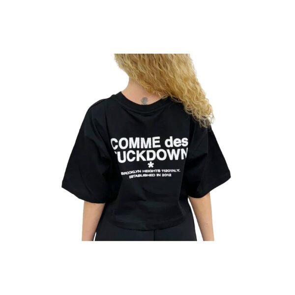 Black Cotton Tops & T-Shirt