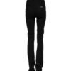 Black Cotton High Waist Skinny Denim Jeans