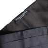 Dark Blue 100% Silk Belt Waist Cummerbund