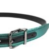 8208192.jpeg Green Black Polyester Metal Buckle Belt