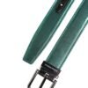 8208194.jpeg Green Black Polyester Metal Buckle Belt
