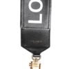 Black Leopard Print Reversible Bag Shoulder Strap