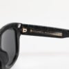 Black Leather Frame DG4177 Tinted Lens Sunglasses
