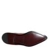 Red Exotic Leather Lace Up Dress Derby Shoes
