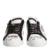 White Portofino Crown Men Sneakers Shoes