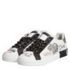 White Portofino Crown Men Sneakers Shoes