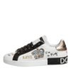 White Portofino Crown Men Sneakers Shoes