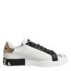 White Portofino Crown Men Sneakers Shoes