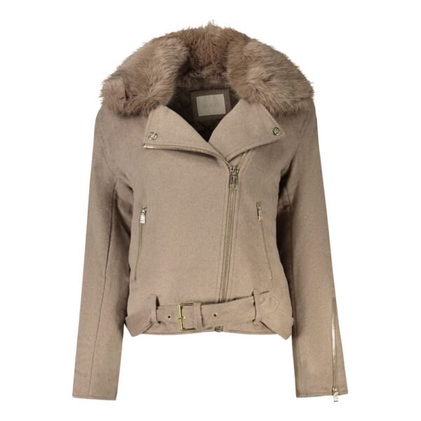 8312340.jpeg Beige Cotton Jackets & Coat