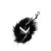 Black Leather Keychain