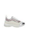 Beige Fabric Sneakers