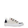 Beige Leather Sneakers