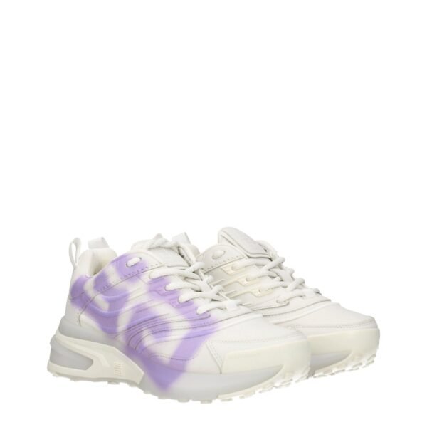 Beige Leather Sneakers