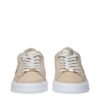 Beige Leather Sneakers