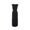 3D-Stripe Midi Dress