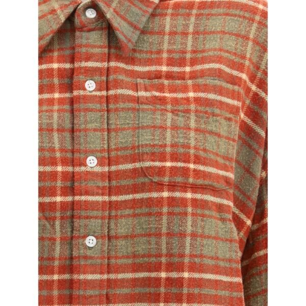 Plaid Shirt with frayed hem