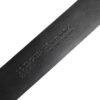 Black Exotic Leather DG Logo Buckle Belt