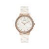 White Leather Watch