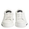 White Portofino Logo Low Top Sneakers Shoes