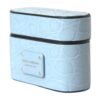 4574258.jpg Light Blue Leather Metal Logo Plaque Airpods Case