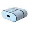 4574260.jpg Light Blue Leather Metal Logo Plaque Airpods Case