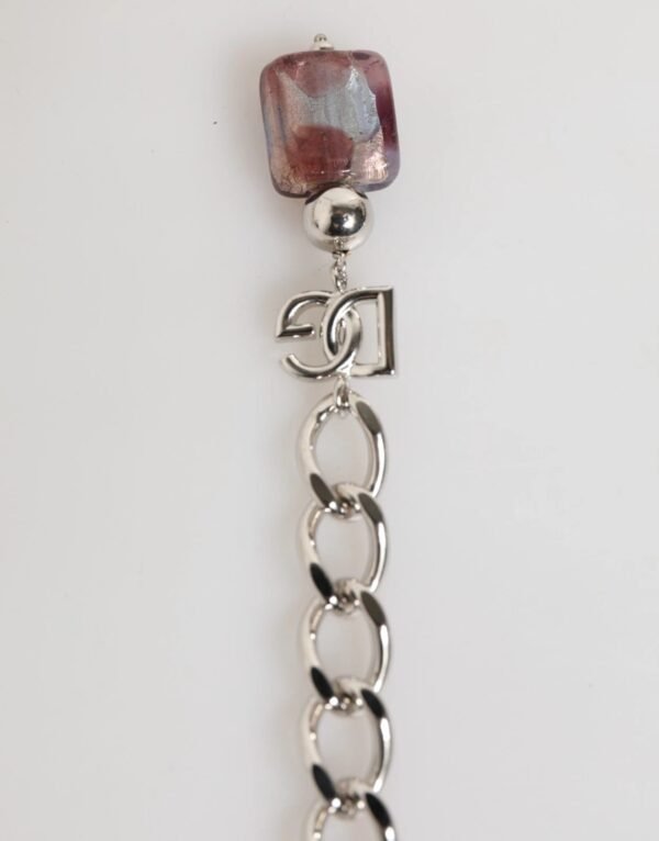 9025243.jpeg Multicolor Murano Glass Beads Brass Zamak Necklace