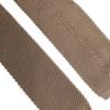 Brown Silk Adjustable Necktie Tie