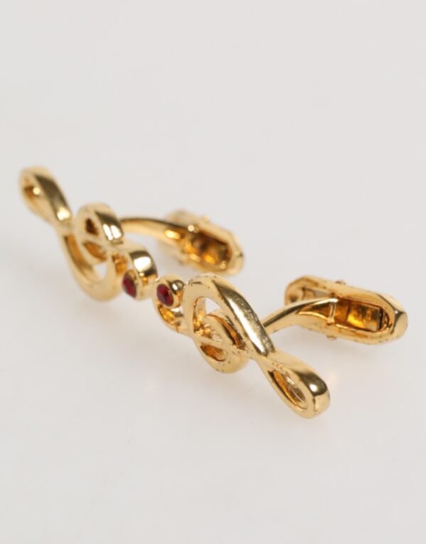 8732856.jpeg Gold Musical Note Metal Brass Pin Men Accessory Cufflinks