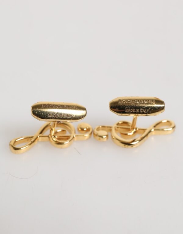 8732874.jpeg Gold Musical Note Metal Brass Pin Men Accessory Cufflinks