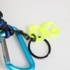 8746715.jpeg Multicolor Polyester Tape String DG Logo Keychain Keyring