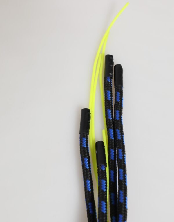 8746717.jpeg Multicolor Polyester Tape String DG Logo Keychain Keyring