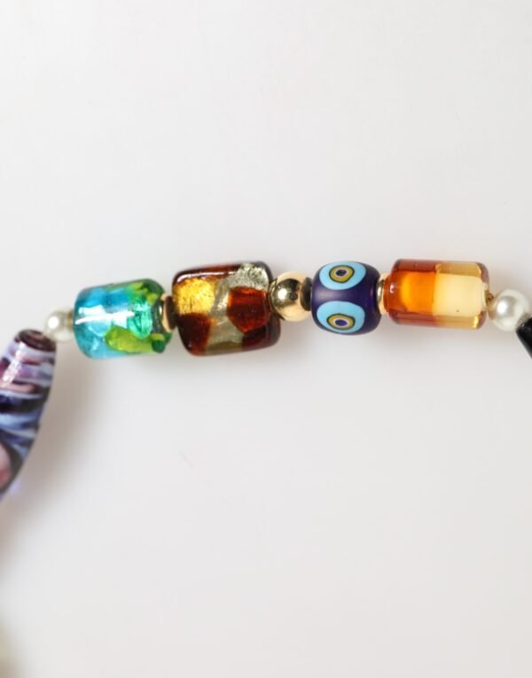 9020699.jpeg Multicolor Murano Glass Beads Brass Women Jewelry Necklace
