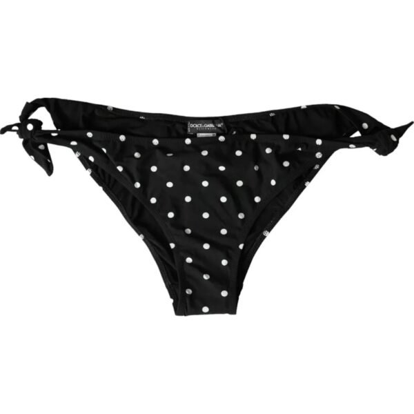 4635175.jpeg Black Polka Dot Swimwear Beachwear Bottom Bikini