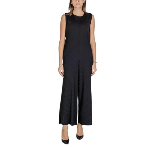 Black Polyester Jumpsuit