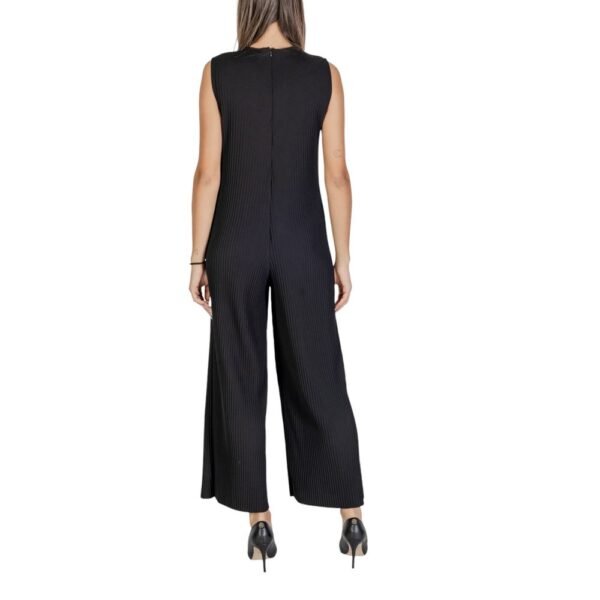 Black Polyester Jumpsuit