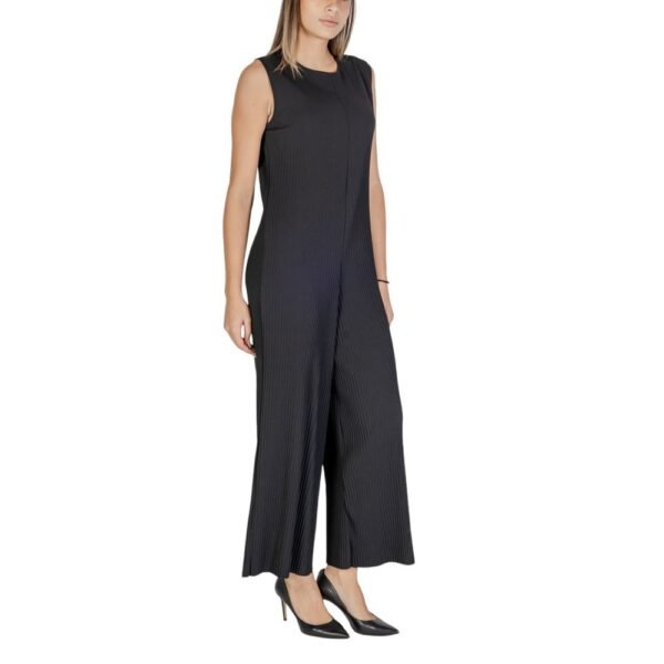 Black Polyester Jumpsuit