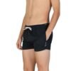 Black Polyester Swim Short