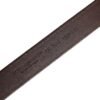 Brown Leather Silver Metal Buckle Belt