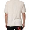 Ivory Cotton Terry Logo Pocket Polo T-shirt