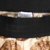 Brown Ancient Coin Print Silk Shorts Swimwear