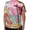 White Silk Hawaiian Graffiti Print Men Casual Shirt