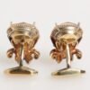 9563158.jpeg Gold Tone 925 Sterling Silver Crystal Accessory Cufflinks