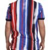 Elegant Striped Cotton Polo T-shirt