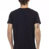 Black Cotton Men T-Shirt