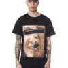 Black Cotton Men T-Shirt